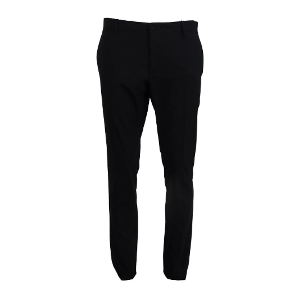 Dolce & Gabbana Blue Wool Stretch Dress Formal Slim Fit Men's Pant